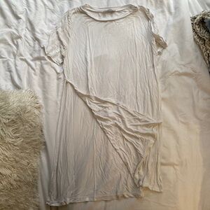 Studio Pasha white tunic with side slits, Size S